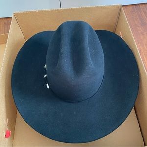 Stetson Black Felt Hat New 56/7